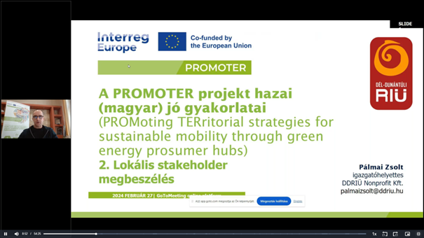 Helyi energiatermelés és zöld közlekedés – PROMOTER Jó Gyakorlatok